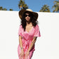 Turquoise Palms - Cinch Dress